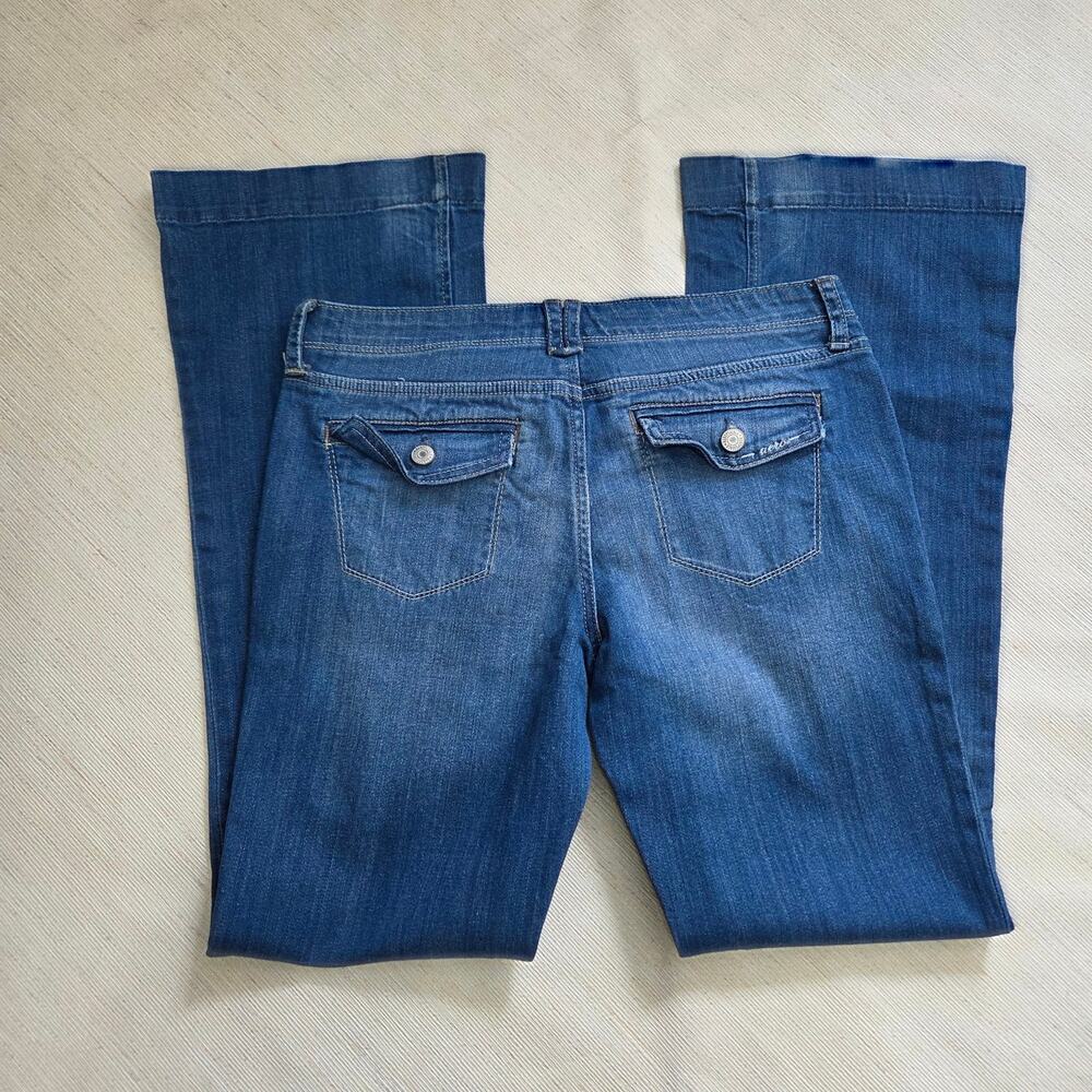 Aéropostale Woman's Haley Flare Blue Jeans size 9/10 Regular